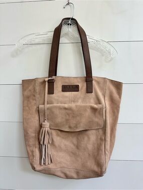 M.I.L.A Suede Tote